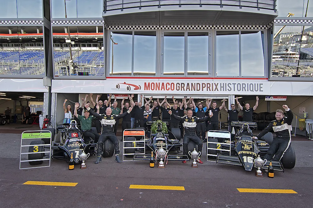 Siegreiches Lotus F1 Podium kommt zur Austrian Historic